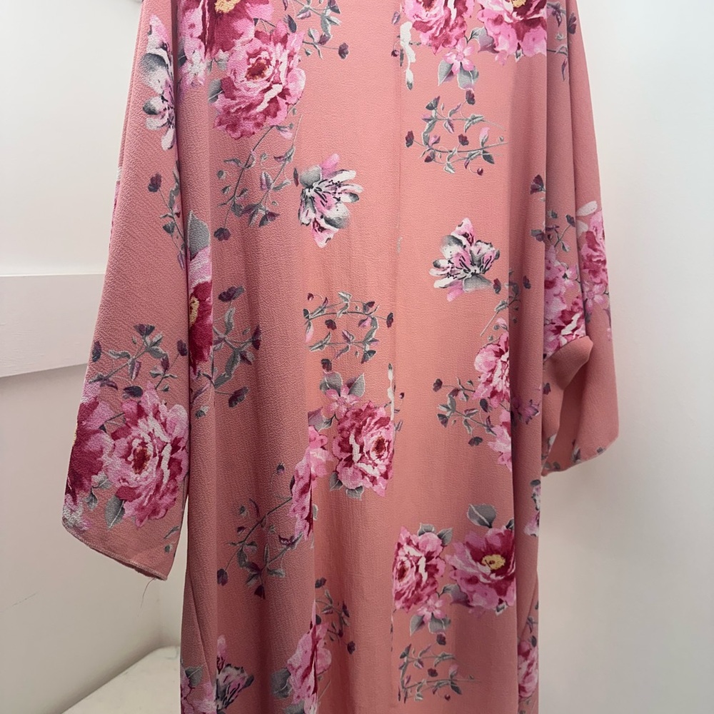 Floral Pink Women's Cardigan